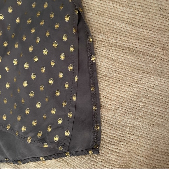 Monarc Gold Polka Dot Button-Down shirt size S - Picture 9 of 9